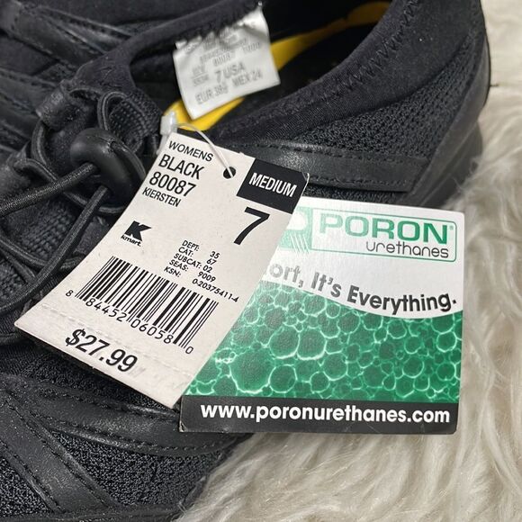 SafeTrax Leather Slip Resistance Footwear, Size 7 Medium, Black Lace Ups - Picture 4 of 9